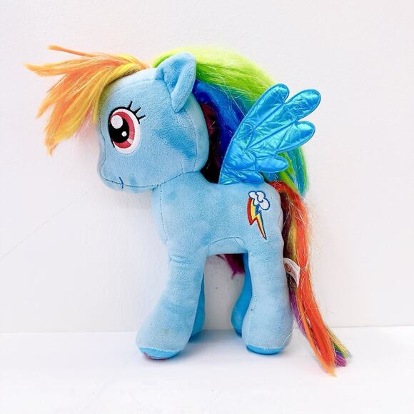 My Little Pony 12" Rainbow Dash 2017 Hasbro Little Pony Plush MLP Multi-color - Picture 1 of 8